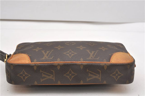 Authentic Louis Vuitton Monogram Marly Dragonne PM M51827 Clutch Hand Bag 8538F