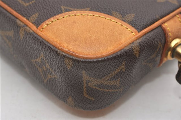 Authentic Louis Vuitton Monogram Marly Dragonne PM M51827 Clutch Hand Bag 8538F