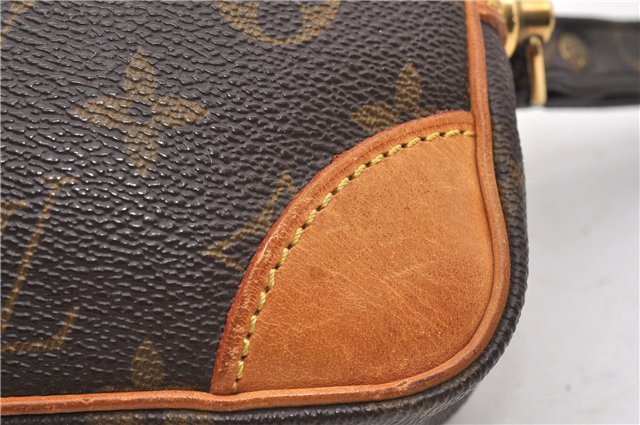 Authentic Louis Vuitton Monogram Marly Dragonne PM M51827 Clutch Hand Bag 8538F