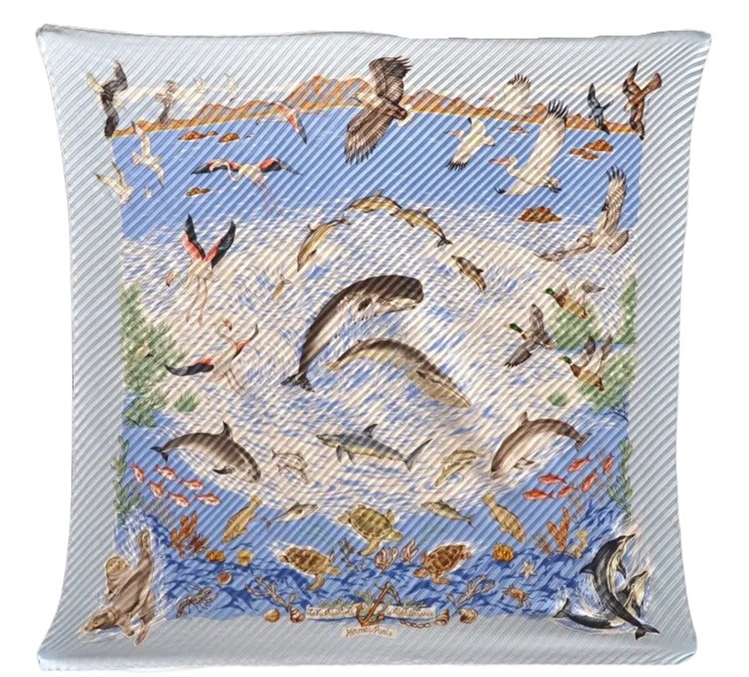 HERMES Pleats Scarf 