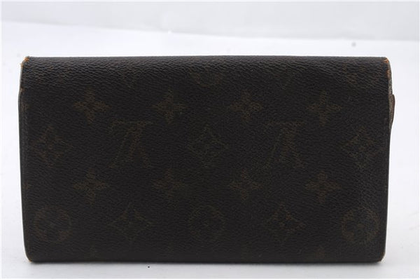 Auth LOUIS VUITTON Monogram Pochette Porte Monnaie Credit Wallet M61725 LV 8541C