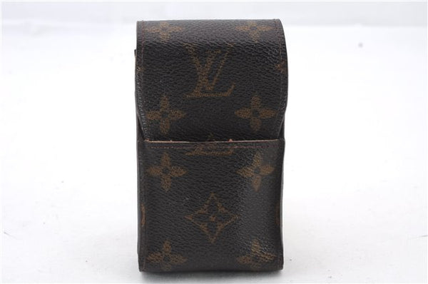 Authentic LOUIS VUITTON Monogram Etui Cigarette Case M63024 LV 8542C