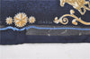 Authentic HERMES Petit Carre 40 Scarf Handkerchief "COSMOS" Silk Blue 8542D