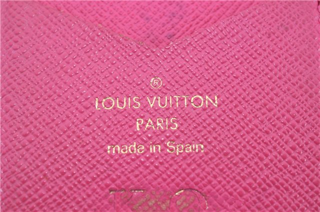 Authentic LOUIS VUITTON Monogram Folio Iphone 7 8 Case Pink M61906 LV 8543C