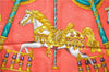 Authentic HERMES Carre 90 Scarf "LUNAPARK" Silk Pink 8543D