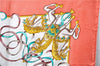 Authentic HERMES Carre 90 Scarf "LUNAPARK" Silk Pink 8543D