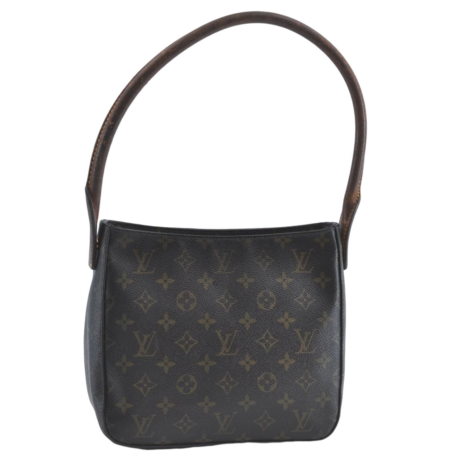 Authentic Louis Vuitton Monogram Looping MM Shoulder Tote Bag M51146 LV 8544B