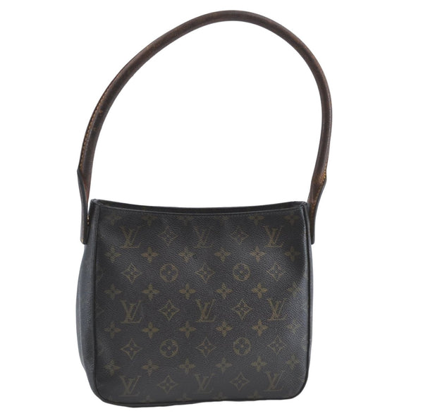 Authentic Louis Vuitton Monogram Looping MM Shoulder Tote Bag M51146 LV 8544B