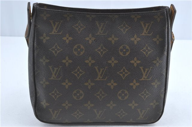 Authentic Louis Vuitton Monogram Looping MM Shoulder Tote Bag M51146 LV 8544B