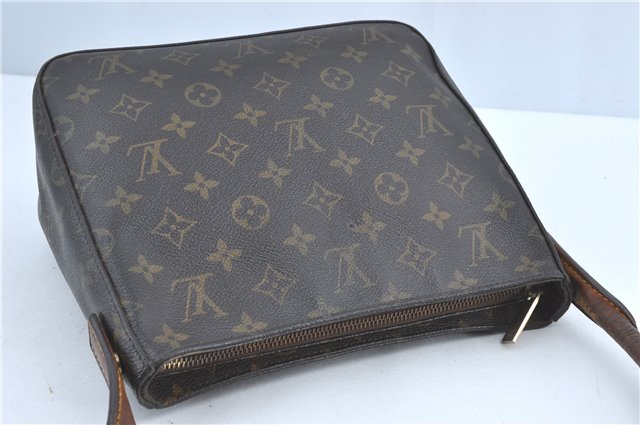 Authentic Louis Vuitton Monogram Looping MM Shoulder Tote Bag M51146 LV 8544B