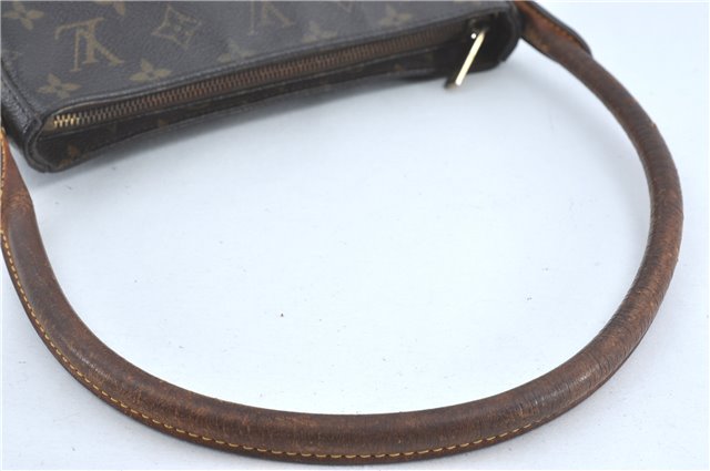 Authentic Louis Vuitton Monogram Looping MM Shoulder Tote Bag M51146 LV 8544B