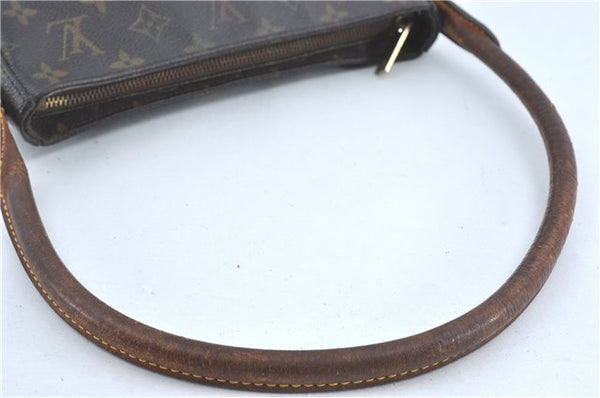 Authentic Louis Vuitton Monogram Looping MM Shoulder Tote Bag M51146 LV 8544B