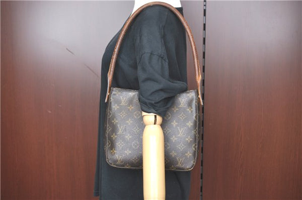 Authentic Louis Vuitton Monogram Looping MM Shoulder Tote Bag M51146 LV 8544B