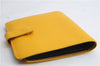 Authentic LOUIS VUITTON Epi Porte Billets Compact Wallet Yellow M63559 LV 8545C