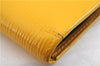 Authentic LOUIS VUITTON Epi Porte Billets Compact Wallet Yellow M63559 LV 8545C