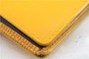 Authentic LOUIS VUITTON Epi Porte Billets Compact Wallet Yellow M63559 LV 8545C