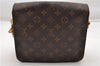 Authentic Louis Vuitton Monogram Cartouchiere MM M51253 Shoulder Cross Bag 8547F
