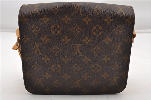 Authentic Louis Vuitton Monogram Cartouchiere MM M51253 Shoulder Cross Bag 8547F