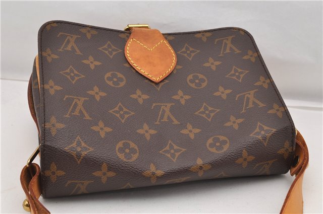 Authentic Louis Vuitton Monogram Cartouchiere MM M51253 Shoulder Cross Bag 8547F