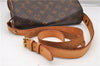 Authentic Louis Vuitton Monogram Cartouchiere MM M51253 Shoulder Cross Bag 8547F