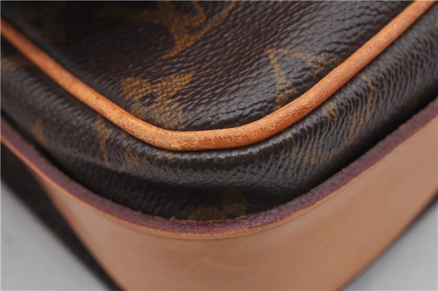 Authentic Louis Vuitton Monogram Cartouchiere MM M51253 Shoulder Cross Bag 8547F