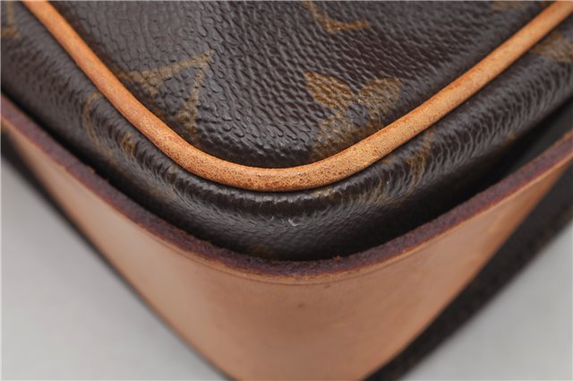 Authentic Louis Vuitton Monogram Cartouchiere MM M51253 Shoulder Cross Bag 8547F