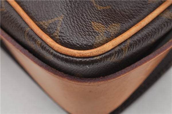 Authentic Louis Vuitton Monogram Cartouchiere MM M51253 Shoulder Cross Bag 8547F