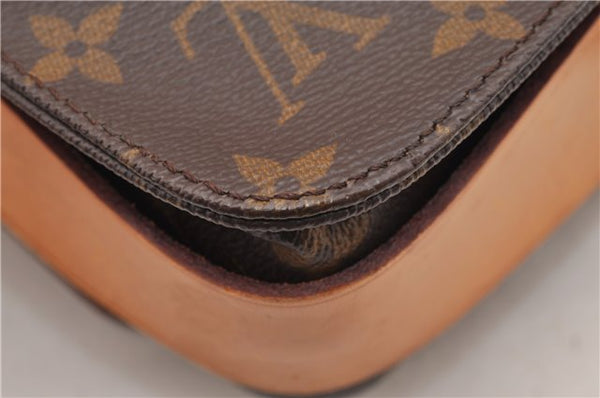 Authentic Louis Vuitton Monogram Cartouchiere MM M51253 Shoulder Cross Bag 8547F