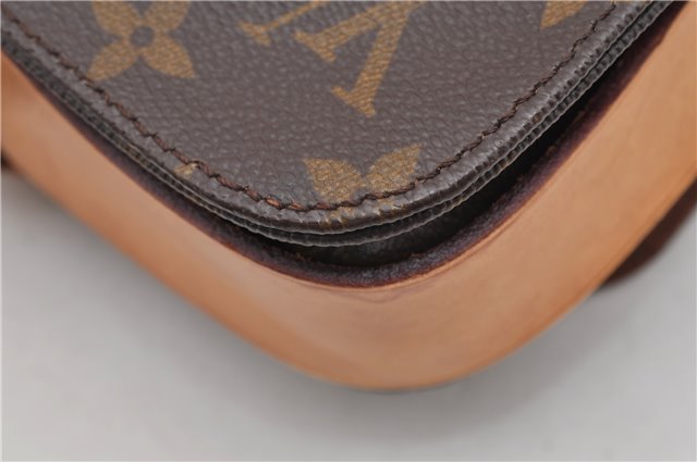 Authentic Louis Vuitton Monogram Cartouchiere MM M51253 Shoulder Cross Bag 8547F