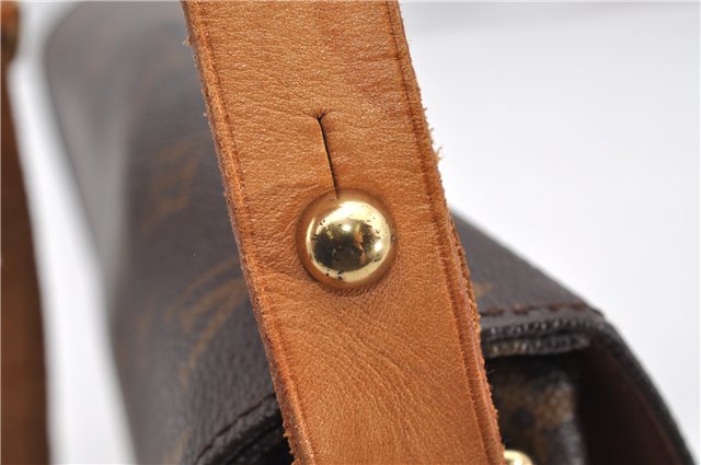 Authentic Louis Vuitton Monogram Cartouchiere MM M51253 Shoulder Cross Bag 8547F