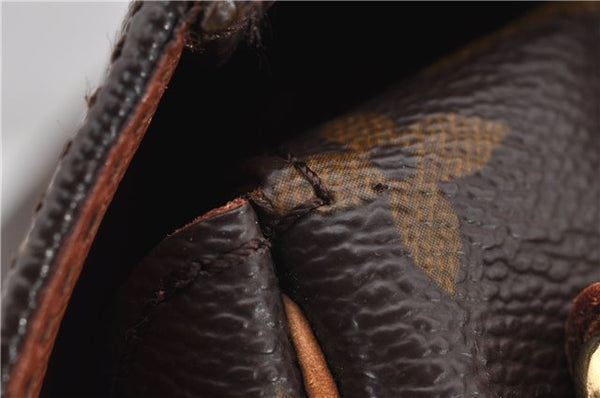 Authentic Louis Vuitton Monogram Cartouchiere MM M51253 Shoulder Cross Bag 8547F