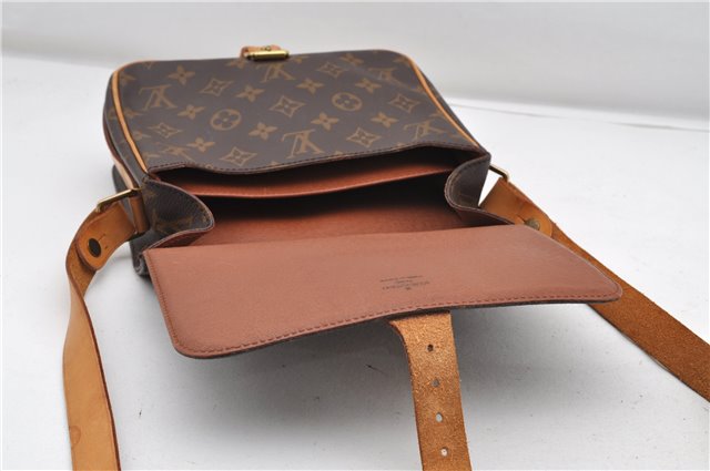 Authentic Louis Vuitton Monogram Cartouchiere MM M51253 Shoulder Cross Bag 8547F