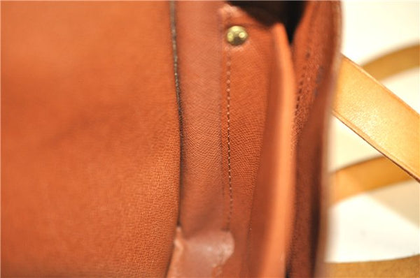 Authentic Louis Vuitton Monogram Cartouchiere MM M51253 Shoulder Cross Bag 8547F