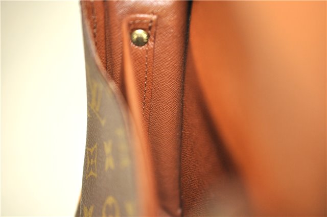 Authentic Louis Vuitton Monogram Cartouchiere MM M51253 Shoulder Cross Bag 8547F