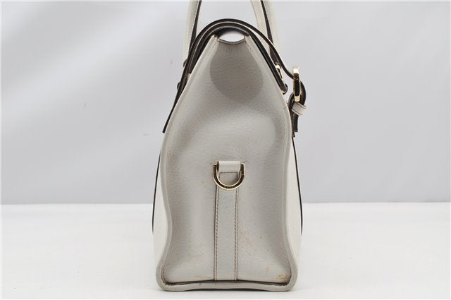 Authentic GUCCI Vintage Shoulder Hand Bag Leather 131327 White 8549F