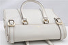 Authentic GUCCI Vintage Shoulder Hand Bag Leather 131327 White 8549F