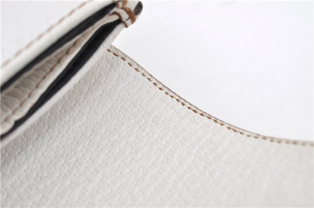 Authentic GUCCI Vintage Shoulder Hand Bag Leather 131327 White 8549F