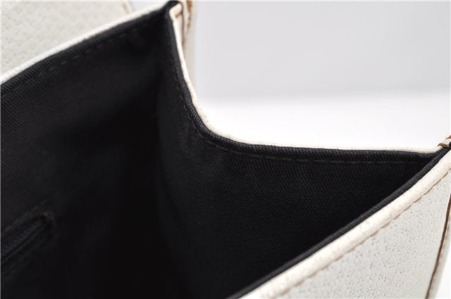 Authentic GUCCI Vintage Shoulder Hand Bag Leather 131327 White 8549F