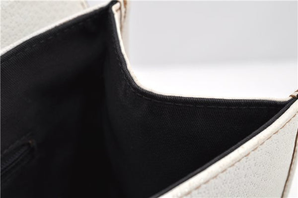 Authentic GUCCI Vintage Shoulder Hand Bag Leather 131327 White 8549F