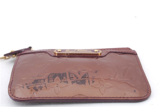 Auth LOUIS VUITTON Vernis Pochette Cles NM Coin Case Purse M93560 Purple 8550C