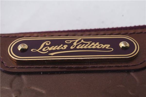 Auth LOUIS VUITTON Vernis Pochette Cles NM Coin Case Purse M93560 Purple 8550C