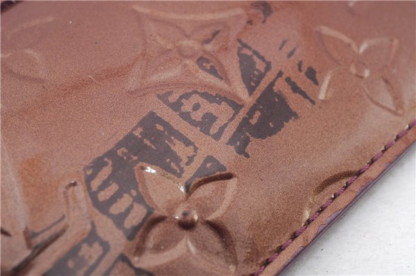 Auth LOUIS VUITTON Vernis Pochette Cles NM Coin Case Purse M93560 Purple 8550C