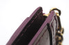 Auth LOUIS VUITTON Vernis Pochette Cles NM Coin Case Purse M93560 Purple 8550C