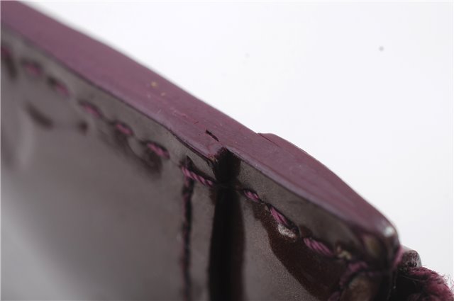 Auth LOUIS VUITTON Vernis Pochette Cles NM Coin Case Purse M93560 Purple 8550C