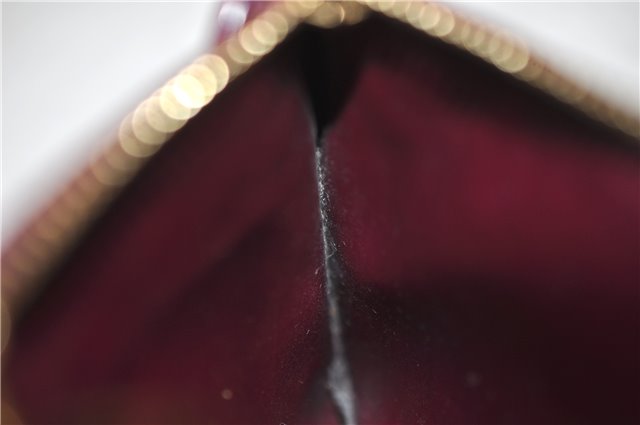 Auth LOUIS VUITTON Vernis Pochette Cles NM Coin Case Purse M93560 Purple 8550C