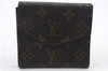 Auth LOUIS VUITTON Monogram Porte Monnaie Billets Bifold Wallet M61660 LV 8552C