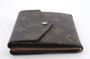 Auth LOUIS VUITTON Monogram Porte Monnaie Billets Bifold Wallet M61660 LV 8552C