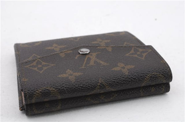 Auth LOUIS VUITTON Monogram Porte Monnaie Billets Bifold Wallet M61660 LV 8552C