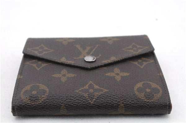 Auth LOUIS VUITTON Monogram Porte Monnaie Billets Bifold Wallet M61660 LV 8552C