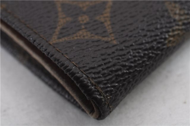 Auth LOUIS VUITTON Monogram Porte Monnaie Billets Bifold Wallet M61660 LV 8552C